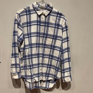 Madewell flannel shirt size small